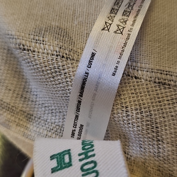 Urban Outfitters Harlow Black & Cream Boho Textured Patterned Tapestry UO Home - Picture 6 of 8